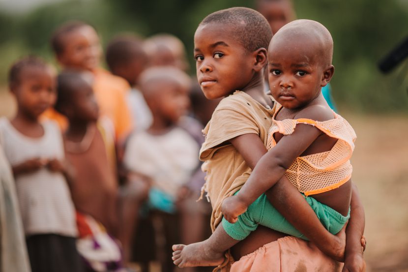Children studying