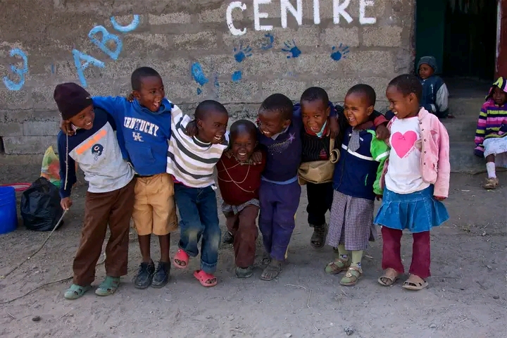 Children at school